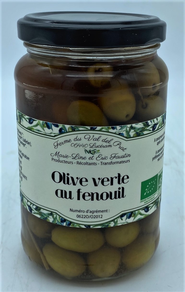 Olive Verte au Fenouil 'Bio'