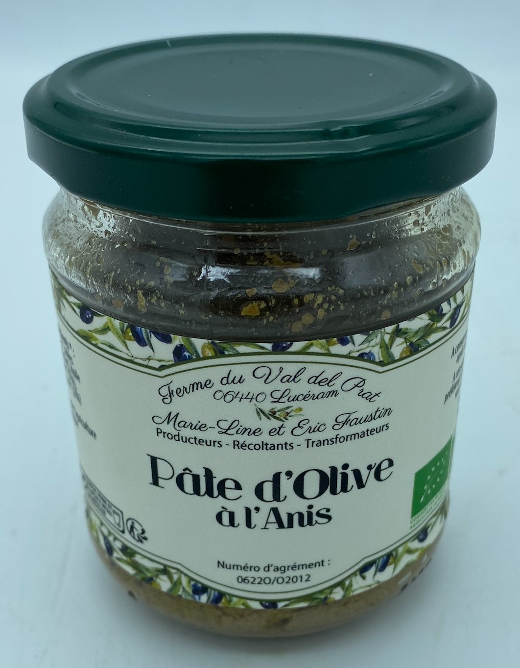 Pâte d'Olive à l'Anis'Bio'